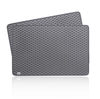 Hururu 防落砂可水洗式貓砂墊（2片/組）