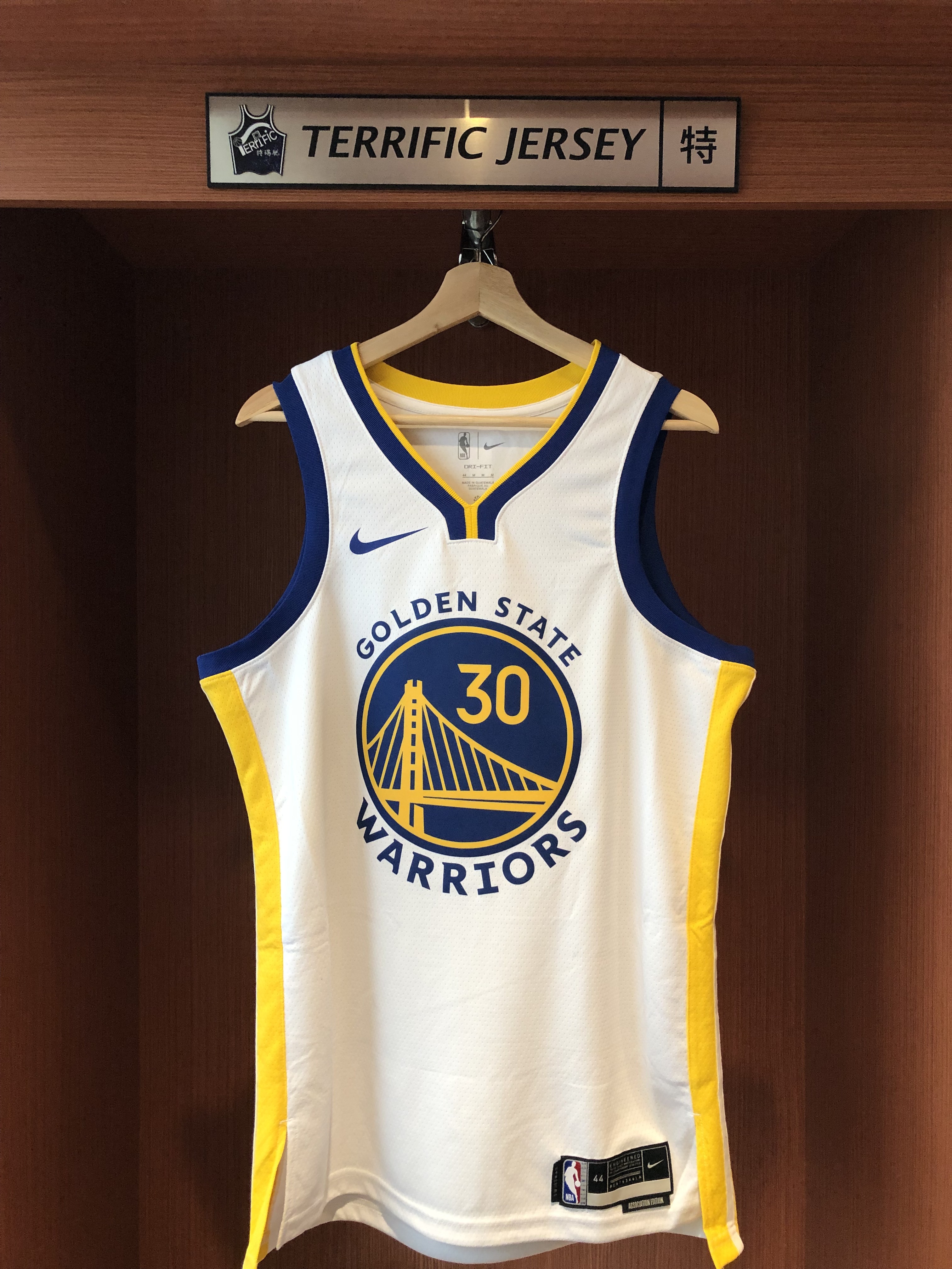 NBA球衣 Stephen Curry 金州勇士白 Association Nike Swingman 球迷版 熱轉印 全新