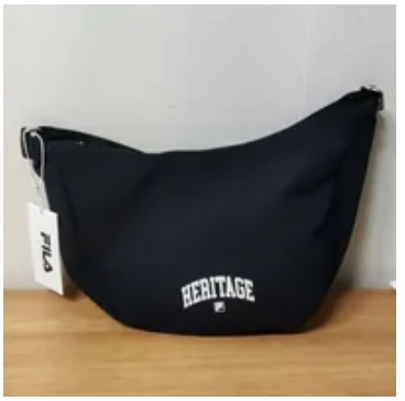 [S] FILA **FS3BCF6337F HERITAGE HOBO CROSS BAG,BLACK, 8809941633955 (SFL320)