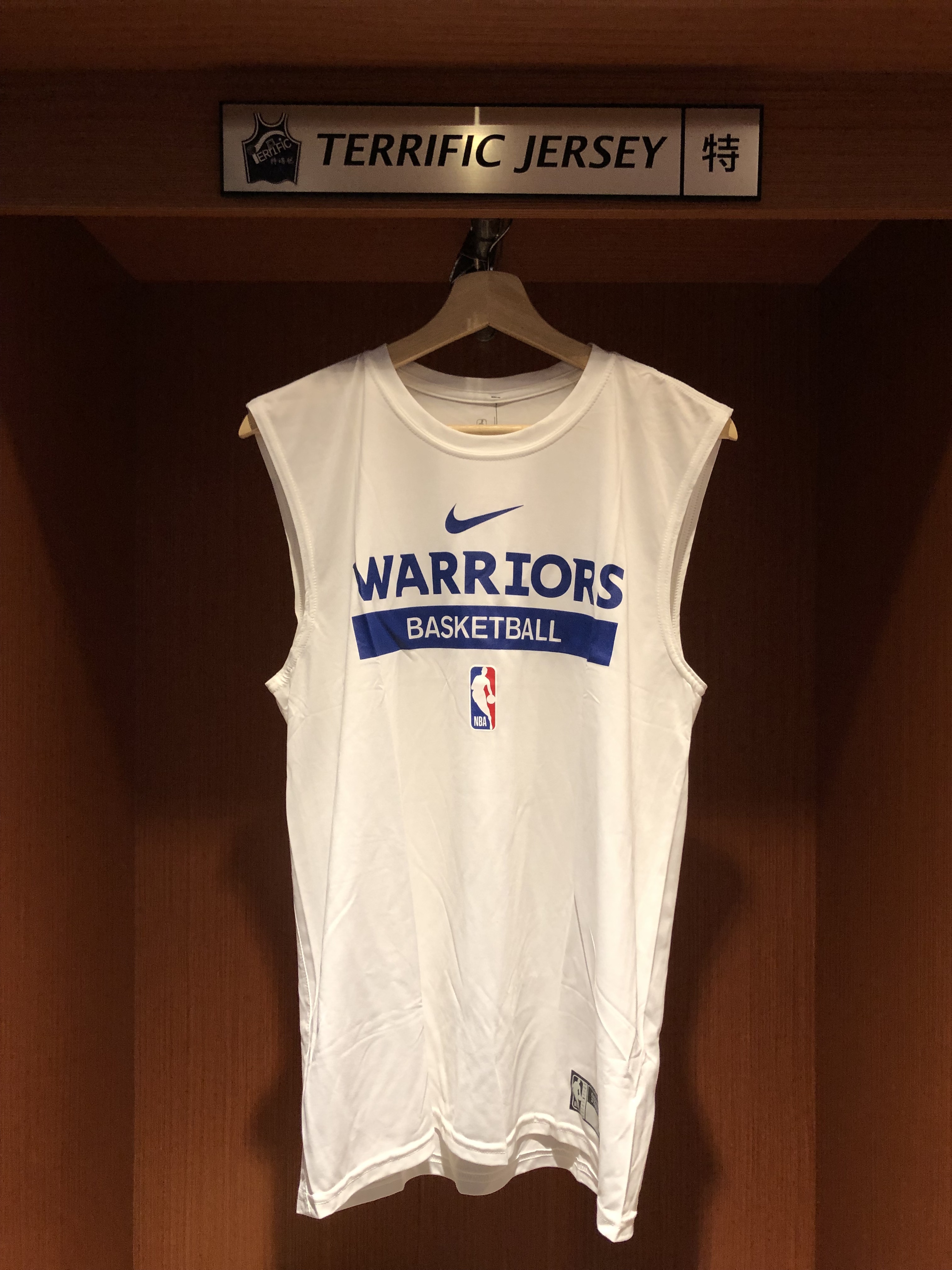 NBA背心 Golden State Warriors 金州勇士白 22-23 熱身背心 球員實穿款 Nike Practice Tank Top 排汗背心 全新