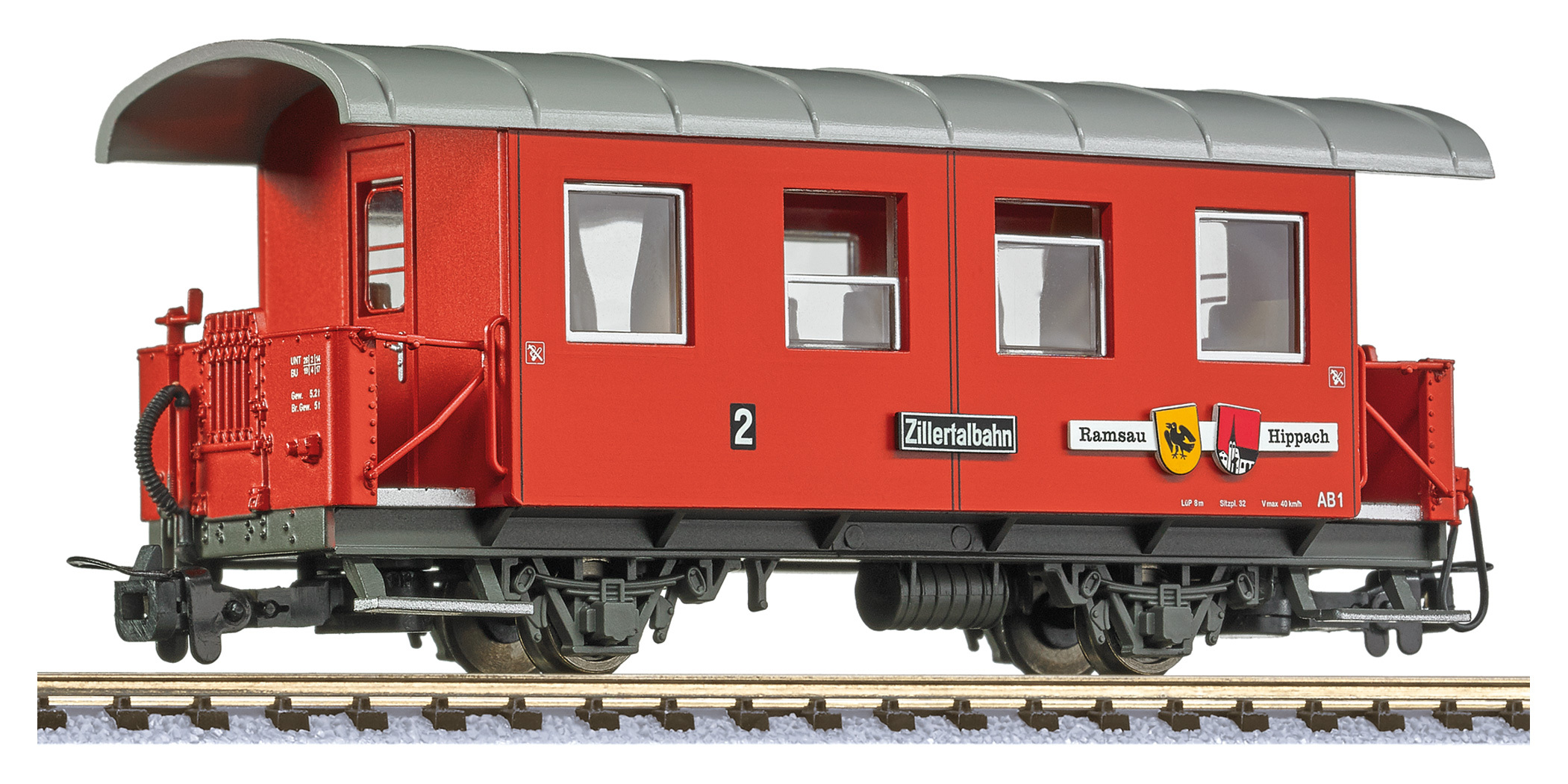 Liliput L344366 HOe規 2-axle coach AB1 客車廂