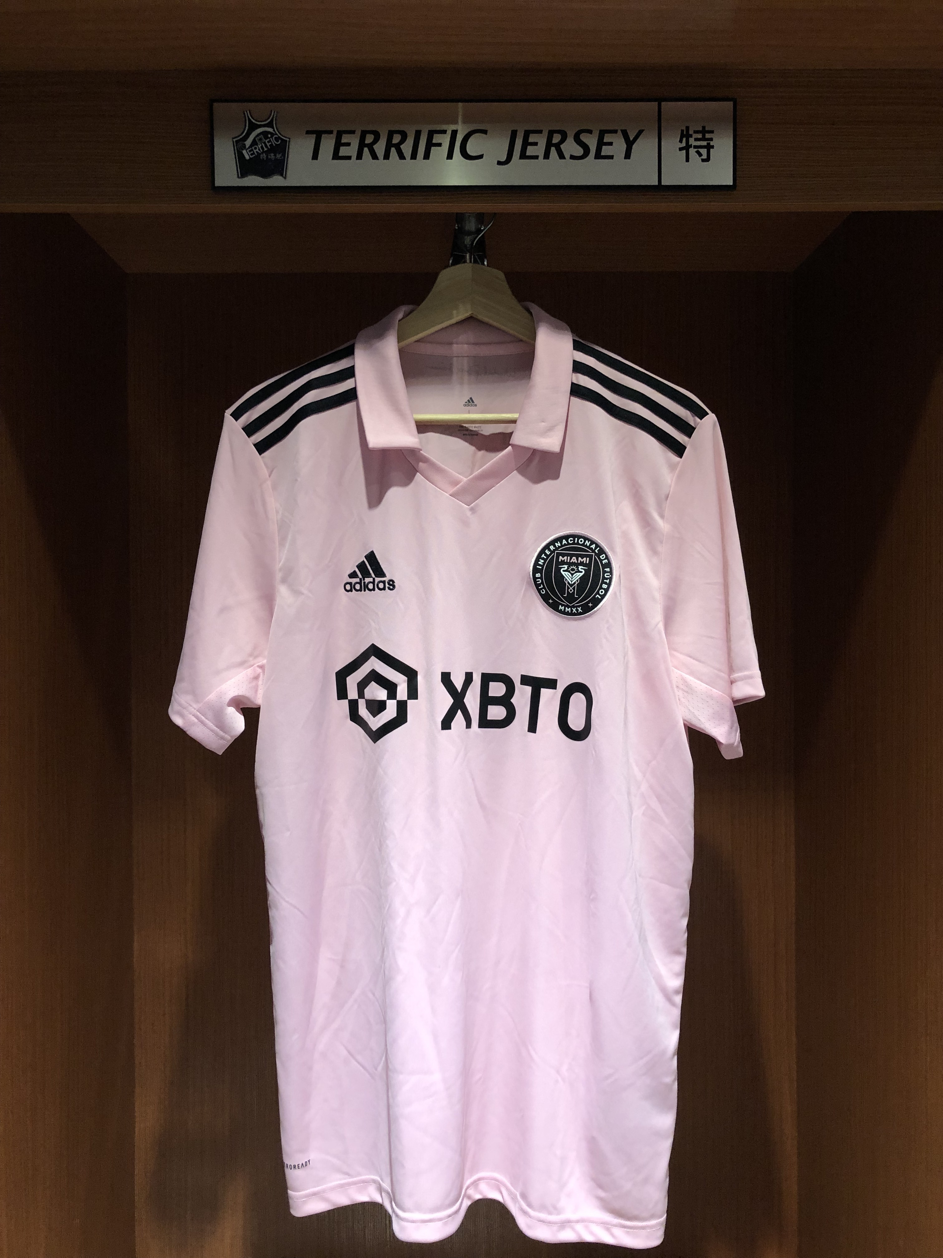 MLS足球 Lionel Messi 邁阿密國際 粉紅 Adidas Replica Jersey 球迷版 燙印 全新