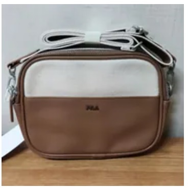 [S] FILA **FS3BCE6339F CANVAS SQUARE CROSS BAG,CREAM, 8809861397944 (SFL341)