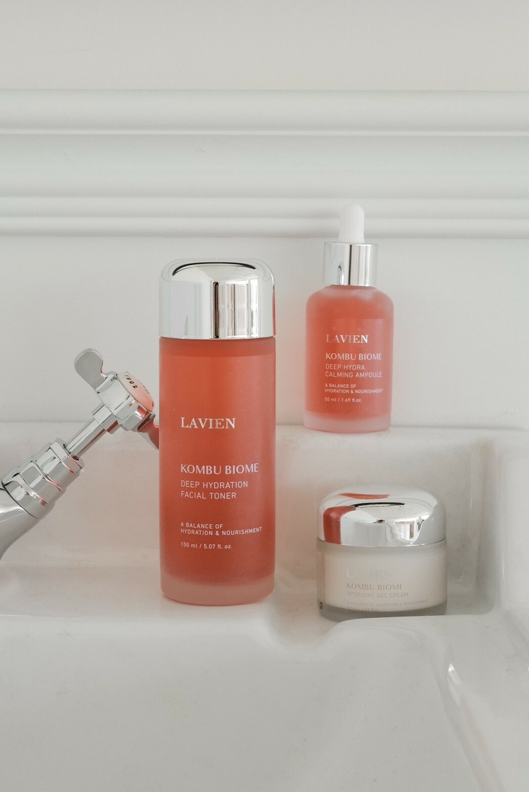 (盒損) LAVIEN Kombu碳酸精顏保養套組