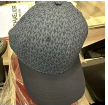 [S] MICHAEL KORS OS1000E33G SPRING MONOGRAM CAP,DARK MIDNIGHT, 194391979585 (SMK649)