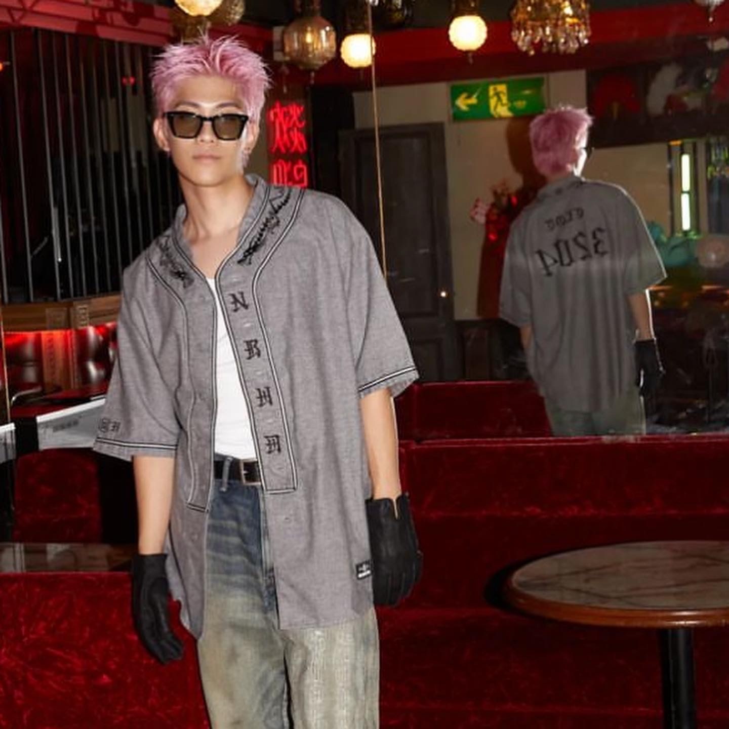 LAST PCS: NEIGHBORHOOD x CLOT BASEBALL SHIRT S/S - GREY IN STOCK NOW (現貨發售中)