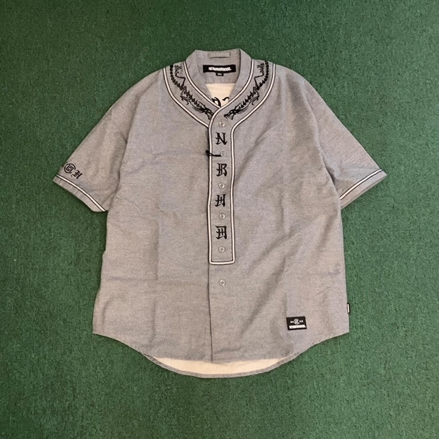 LAST PCS: NEIGHBORHOOD x CLOT BASEBALL SHIRT S/S - GREY IN STOCK NOW (現貨發售中)