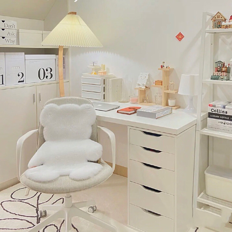 《1001》INS仿兔毛可愛小熊地墊