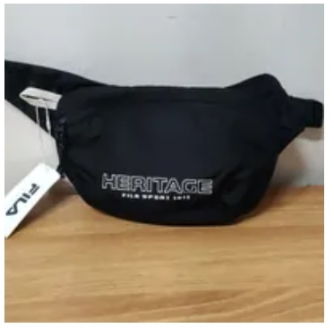 [S] FILA **FS3BCF6353X HERITAGE HIP SACK,BLACK, 8809941651294 (SFL324)