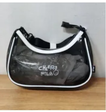 [S] FILA **FS3BCF5340F PVC HOBO CROSS BAG,BLACK, 8809913917885 (SFL326)