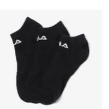 [S] FILA **3 BUNDLES OF SNEAKERS,BLACK, FS3SCF6312X-BLK (SFL359)