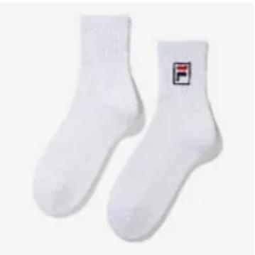 [S] FILA ** TENNIS SOCKS,OFF WHITE, FS3SCF5250X-OWH (SFL348)
