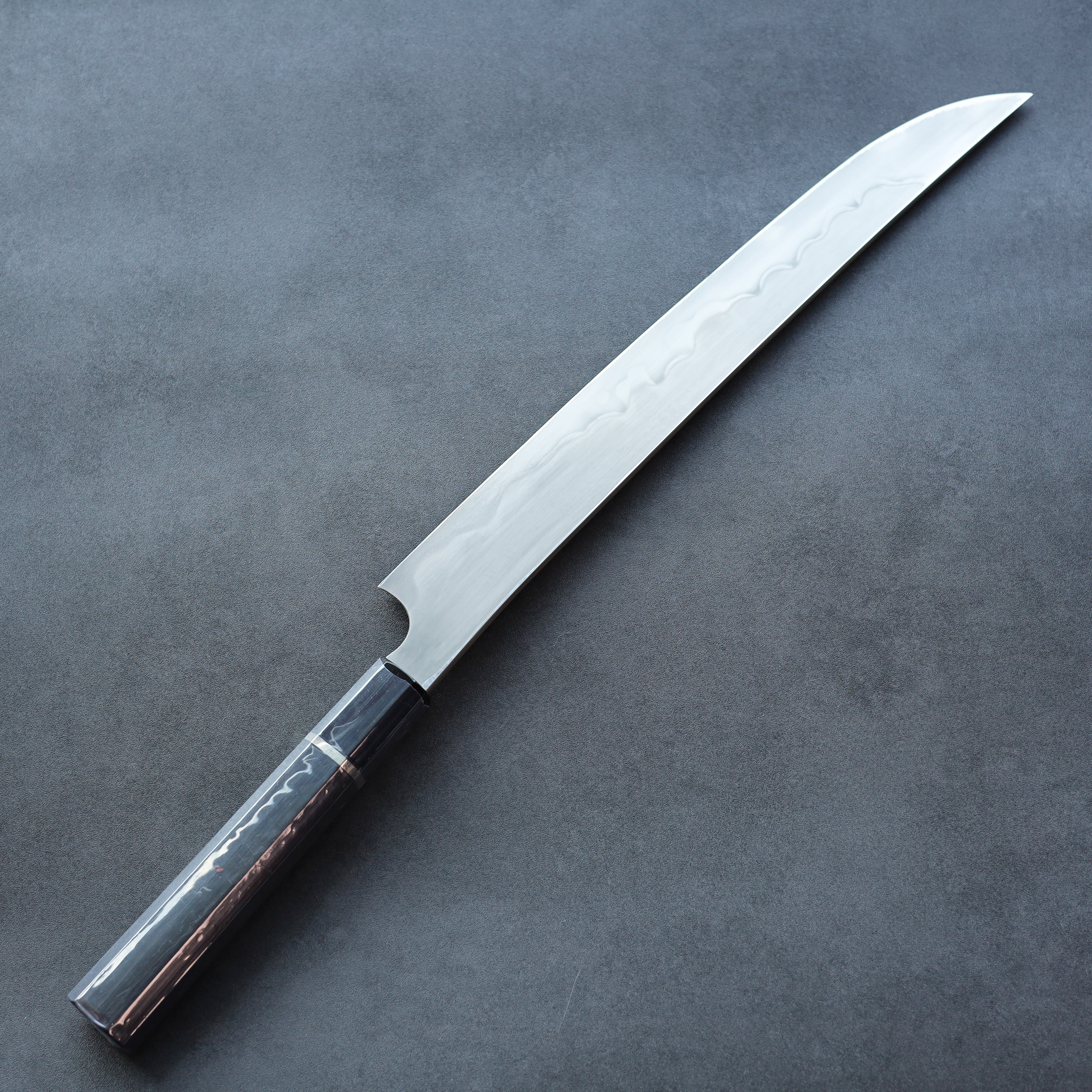 二唐刃物　錬鉄　青二　先丸柳刃　300 二唐刃物 錬鉄 青二 先丸柳刃 300 二唐刃物錬鉄青