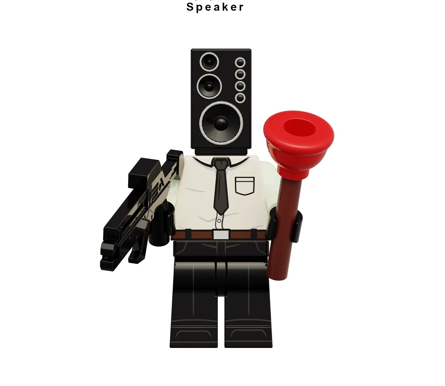 Speaker Skibidi Toilet Man Minifigs fit Lego K2133