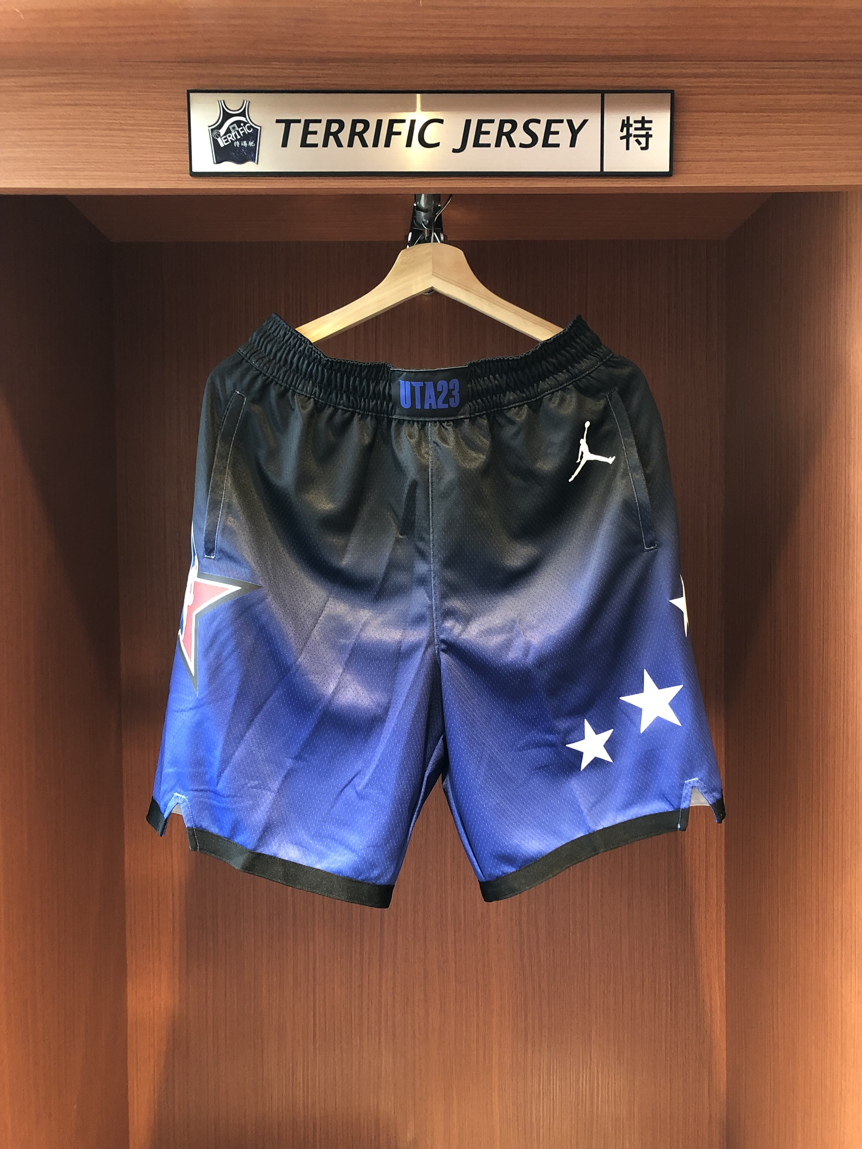 NBA球褲 All Star Game 22-23明星賽藍球褲 Jordan Swingman Shorts 球迷版 有口袋 全新