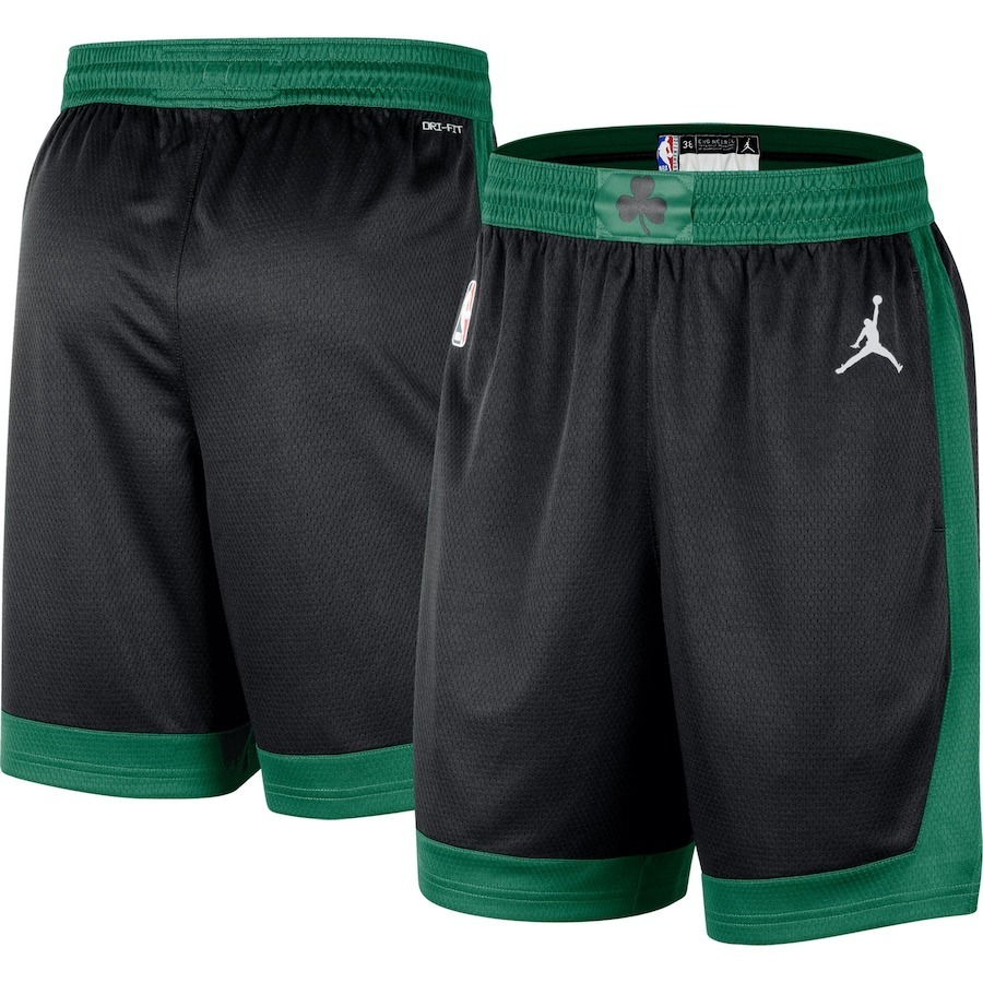 NBA球褲 Boston Celtics 波士頓賽爾提克綠黑球褲 Statement Jordan Swingman Shorts 球迷版 有口袋 全新