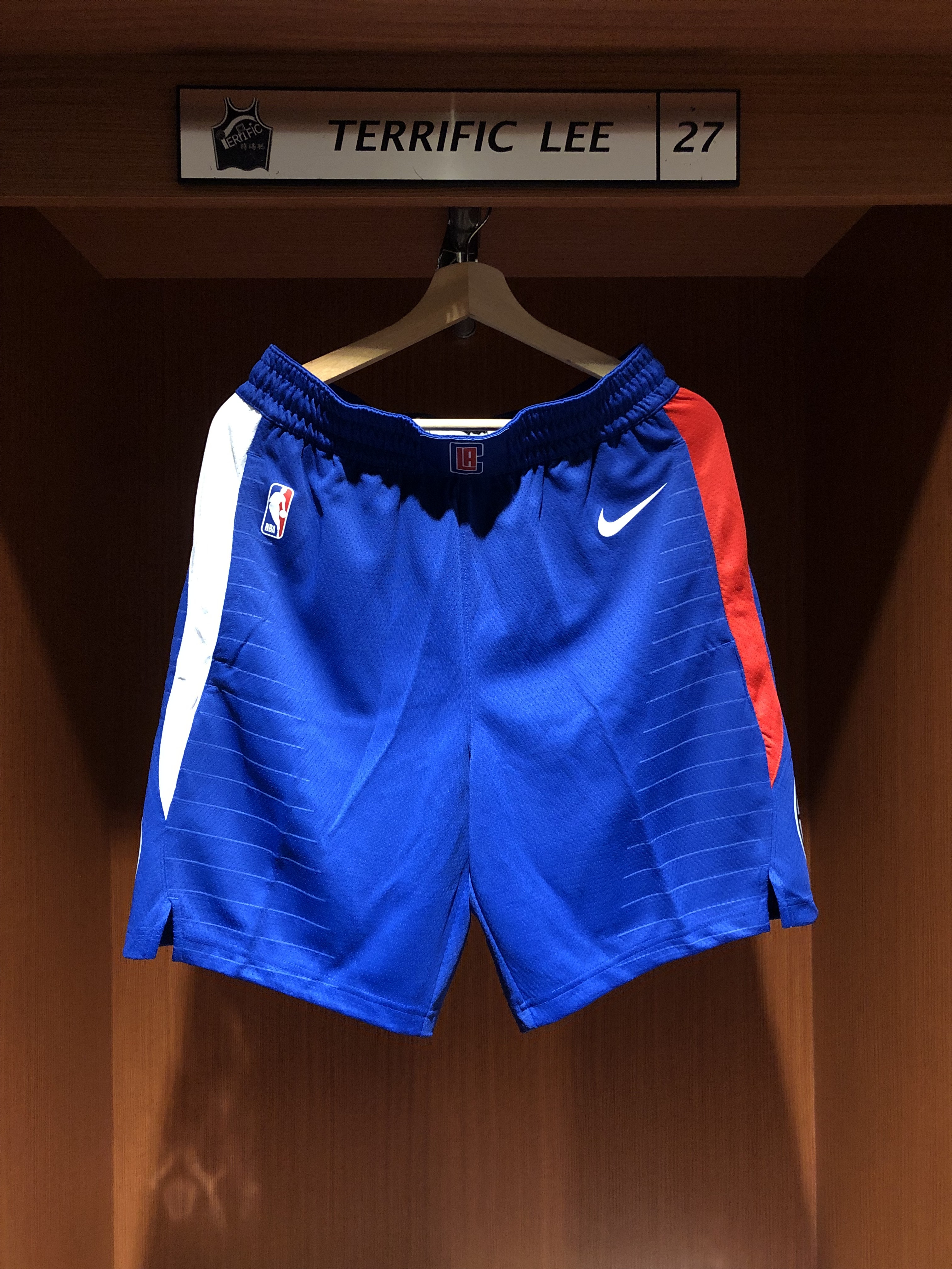 NBA球褲 LA Clippers 洛杉磯快艇藍球褲 Icon Nike Swingman Shorts 球迷版 有口袋 全新