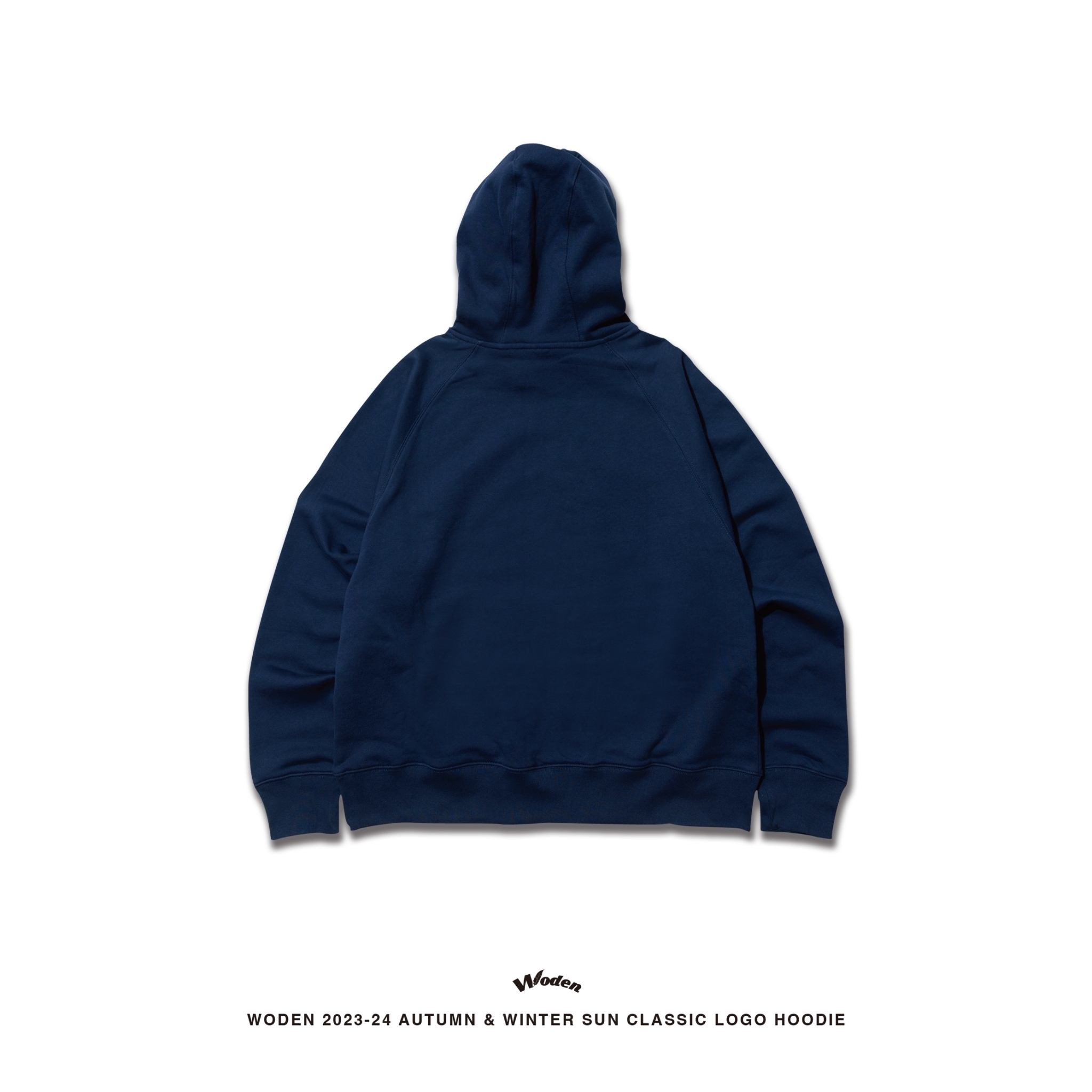 WODEN 2023-24 Autumn & Winter 015 SUN Classic LOGO Hoodie 藏青