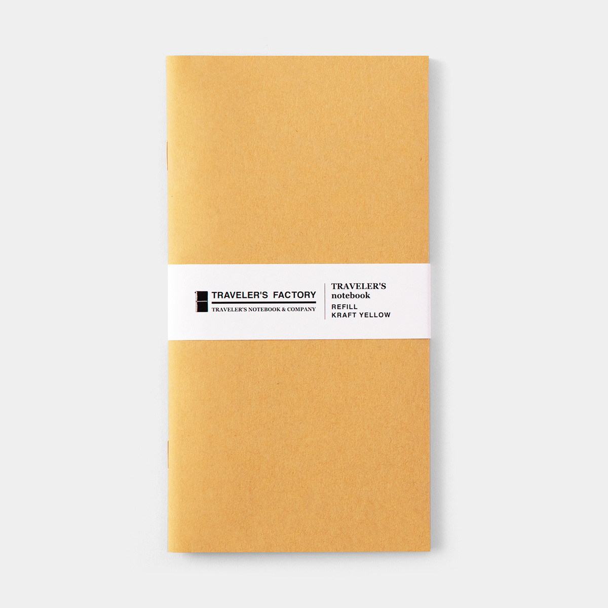 〔標準〕黃色 牛皮紙筆記本｜日本 Traveler’s Notebook