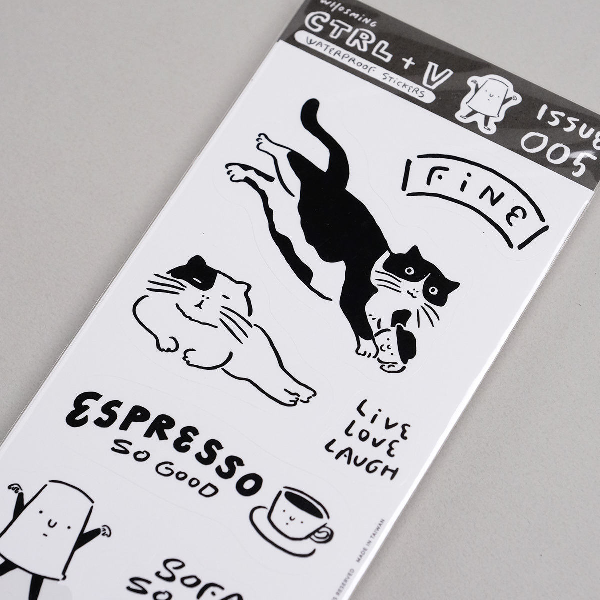 SOFA SO GOOD「CTRL+V」防水貼紙 issue005｜WHOSMING