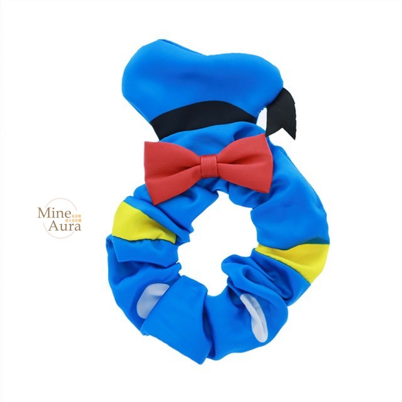 唐老鴨 Donald 黛西 Daisy 立體造型 髮束 大腸圈 3入組 -香港迪士尼樂園