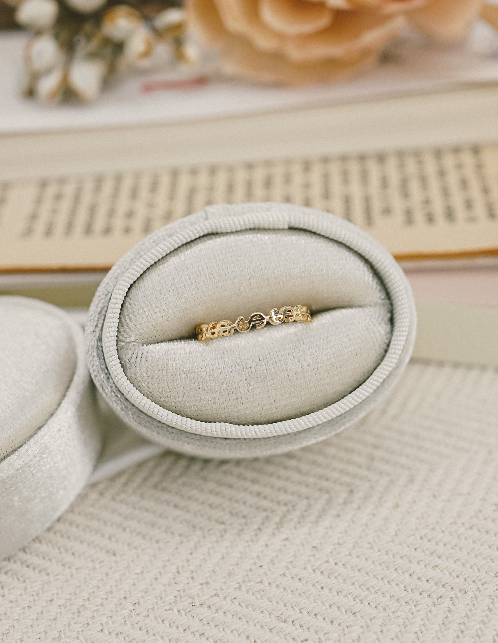 錢錢可調式戒指