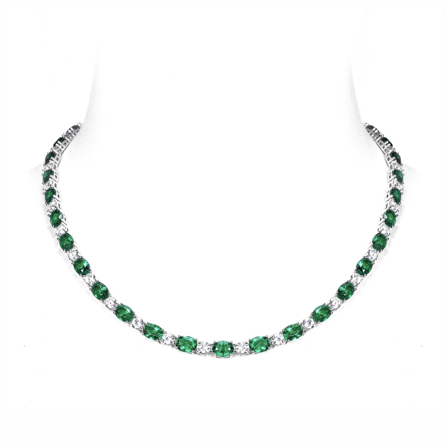 木佐綠蛋型鎬石項鍊 925銀項鍊