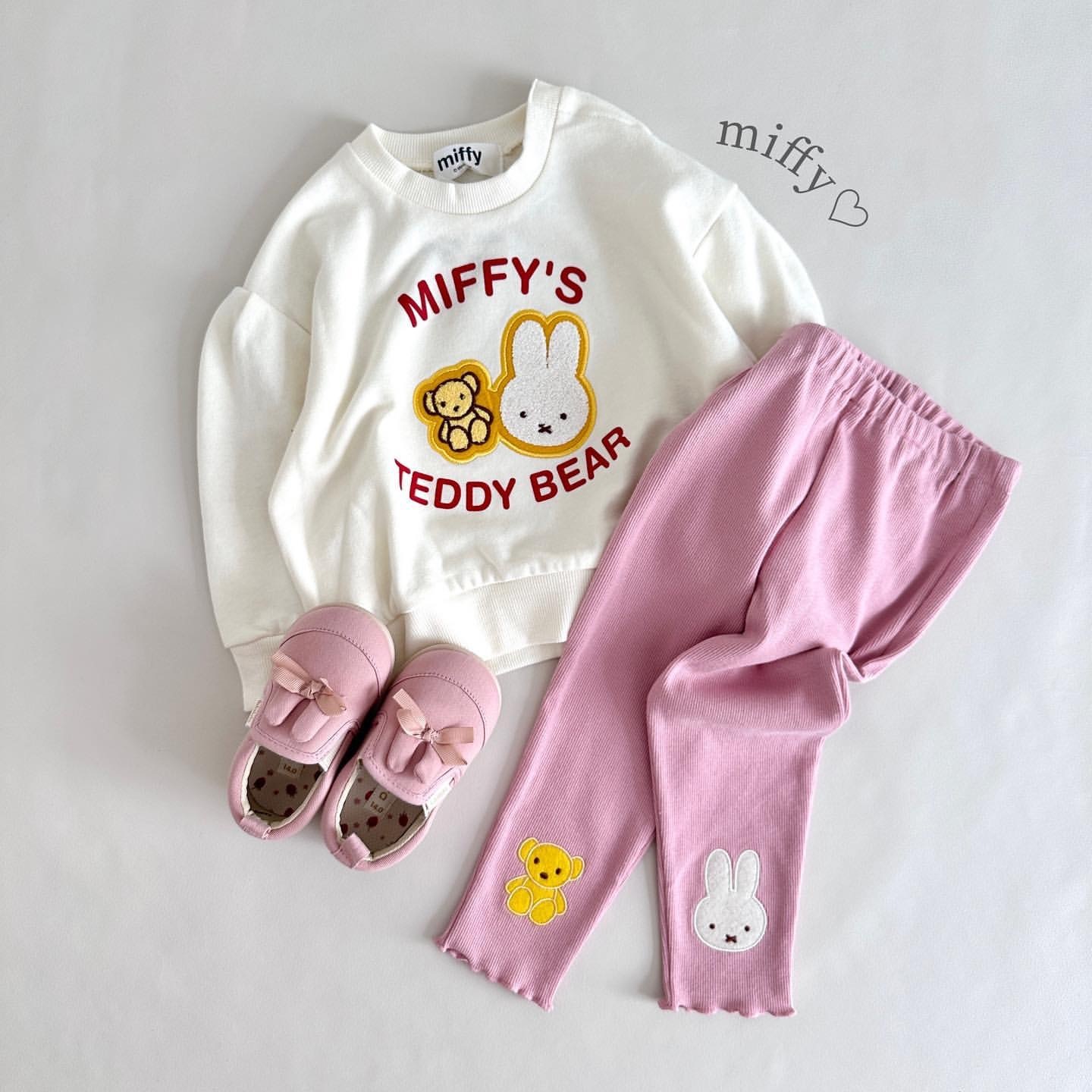 🐰日單 𝗠𝗶𝗳𝗳𝘆 & 𝗧𝗲𝗱𝗱𝘆 𝗕𝗲𝗮𝗿 衛衣+打底褲套裝 (打底褲實物會較淺色)