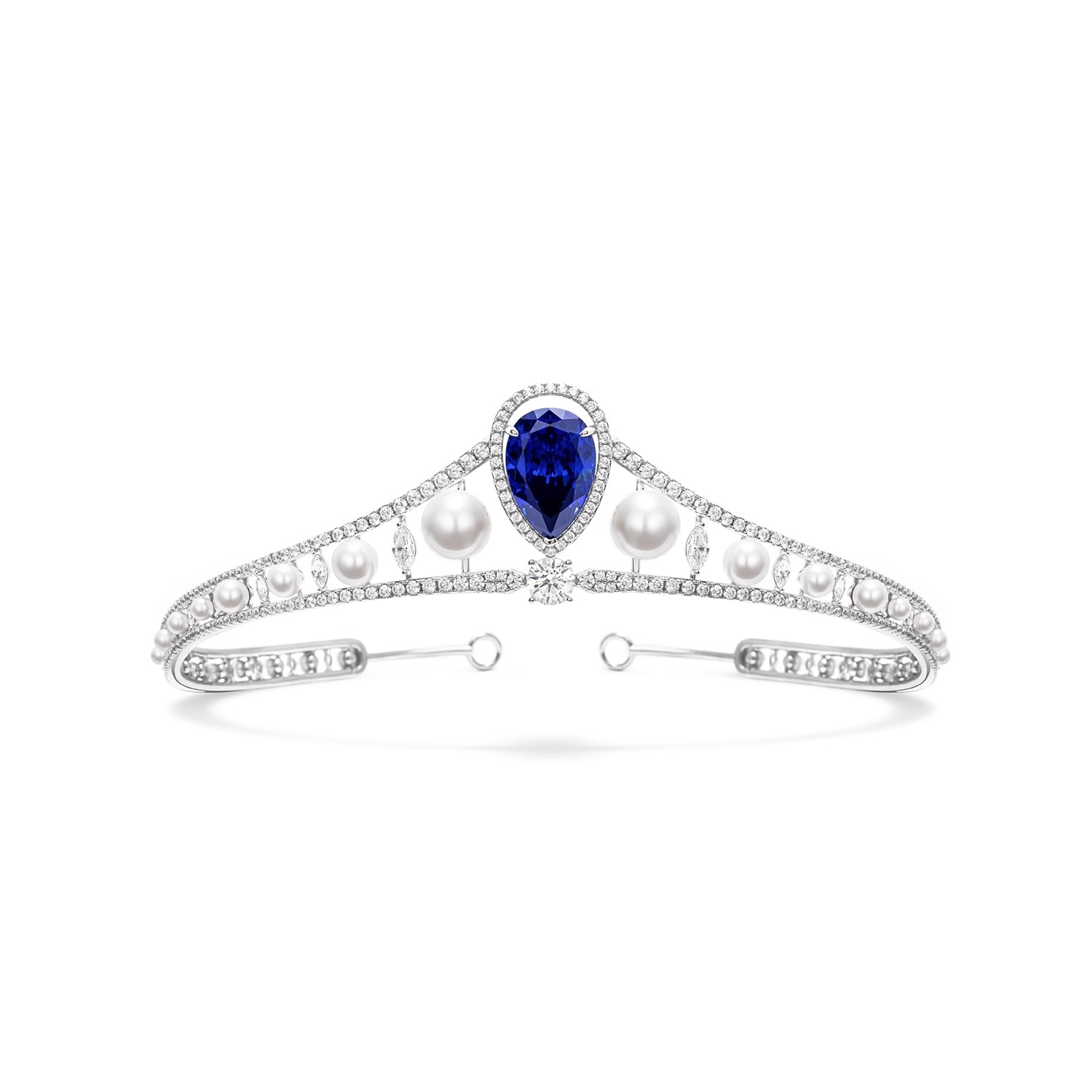 珍珠皇冠髮箍 925銀髮箍