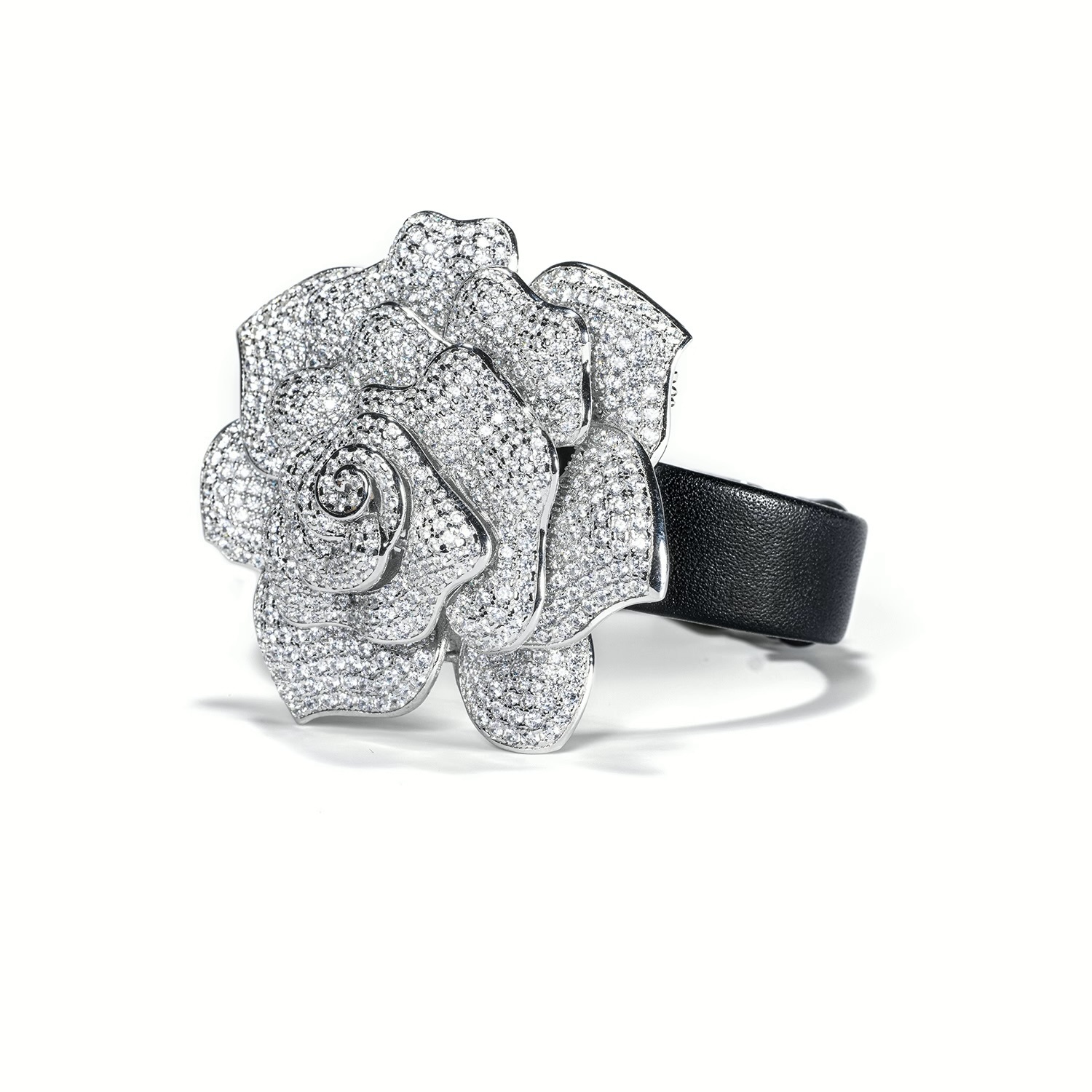 永恆芳華白色花朵腕帶 925銀腕帶