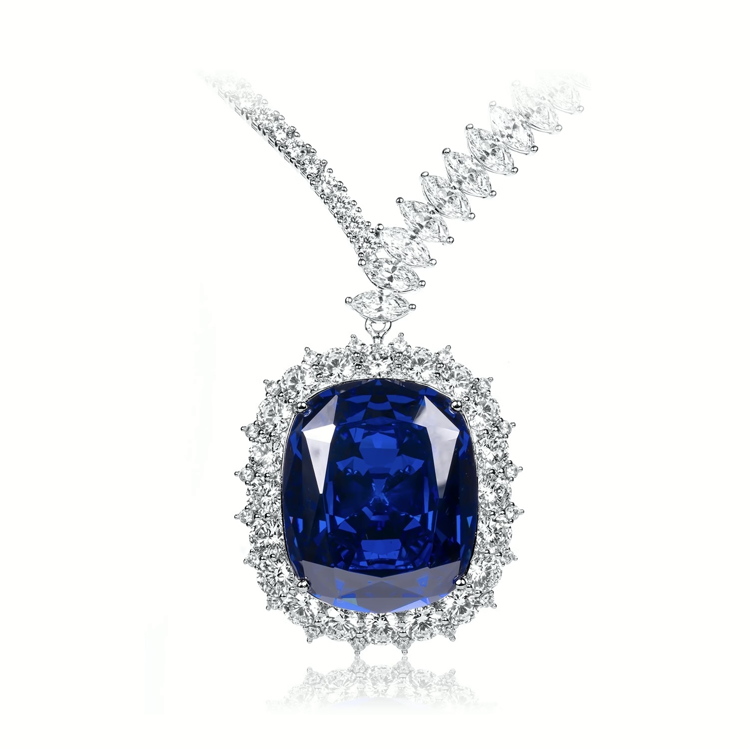 海洋之星藍色項鍊 925銀項鍊