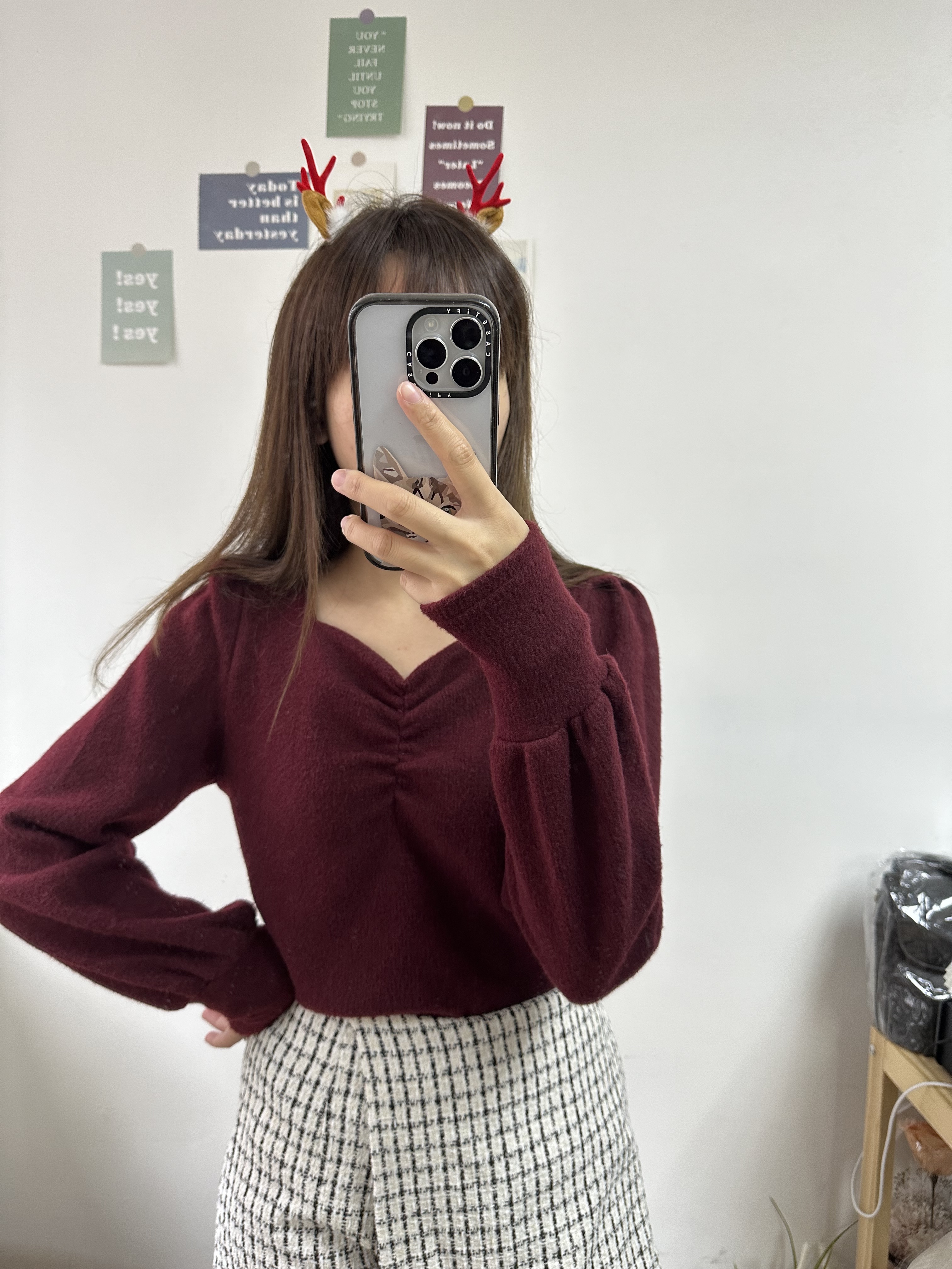 ||Top189 ||毛毛質地抓胸top