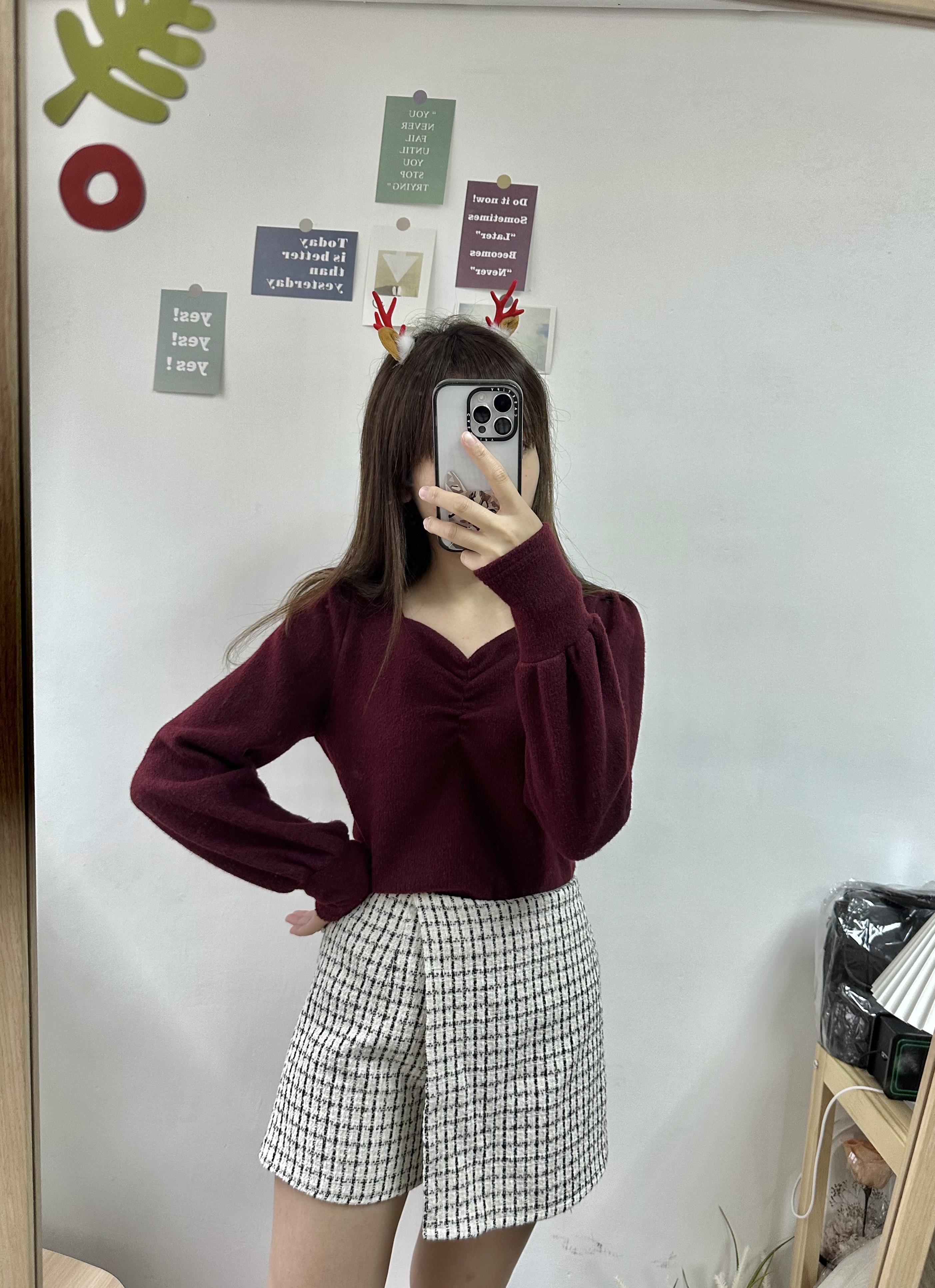 ||Top189 ||毛毛質地抓胸top