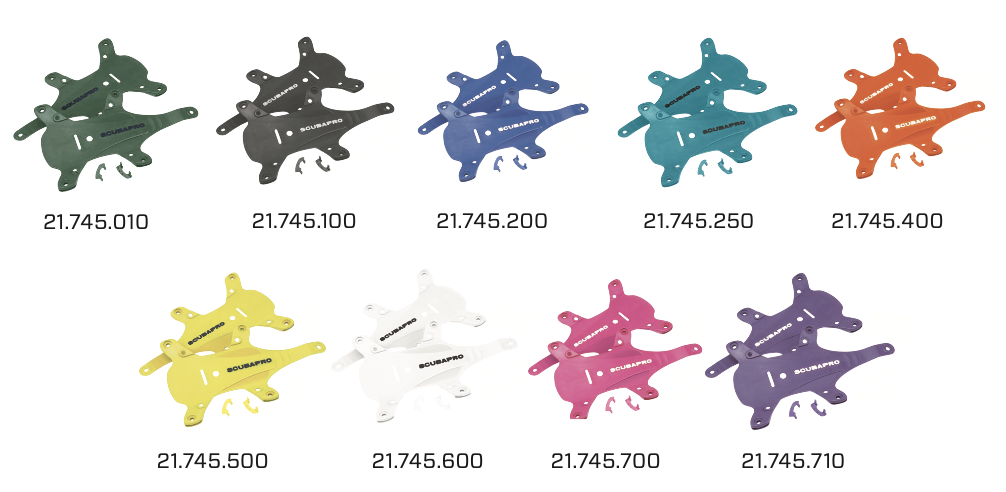 ★SCUBAPRO HYDROS PRO專用-彩色配邊21.745
