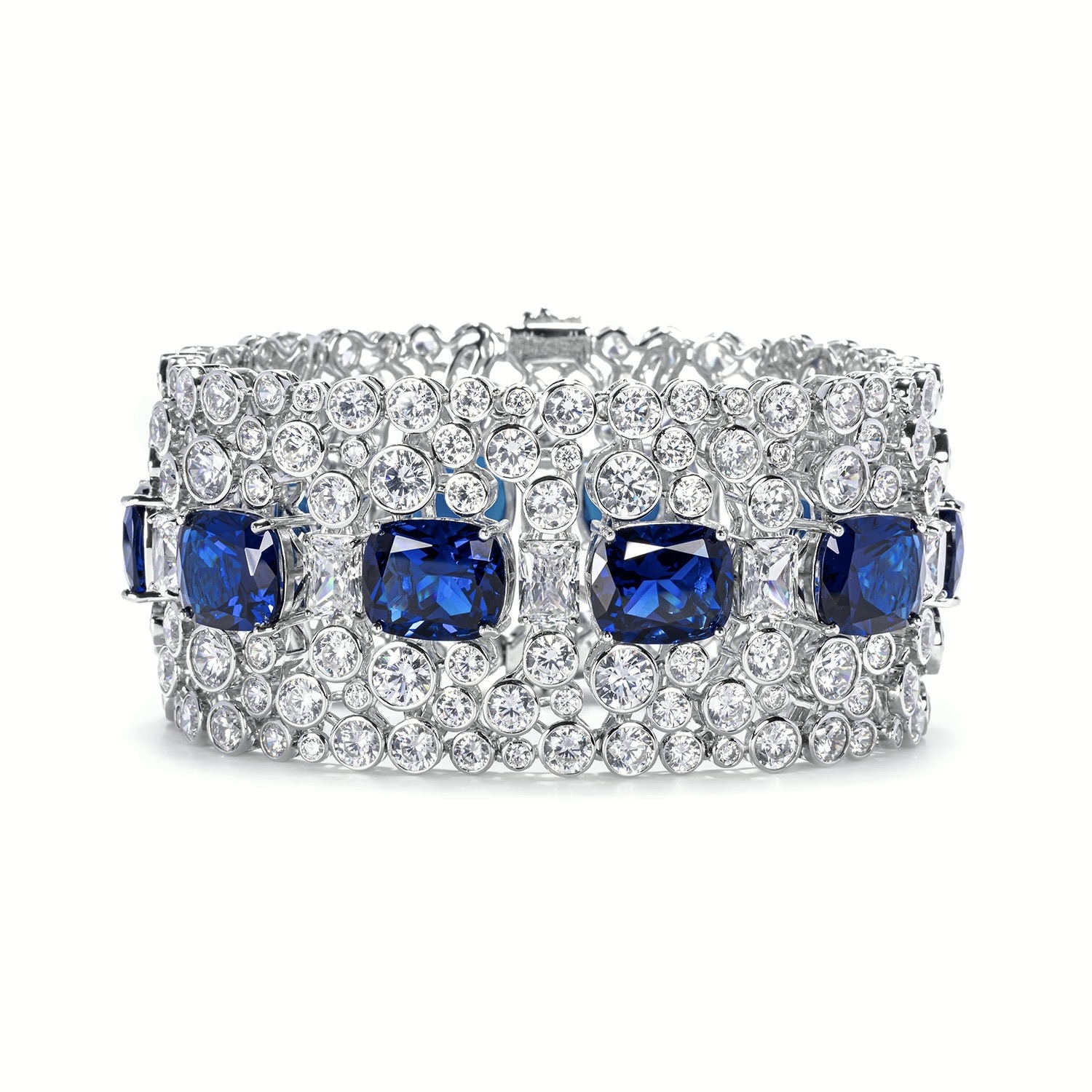 黑標高級定制款藍色手鏈  925銀手鏈