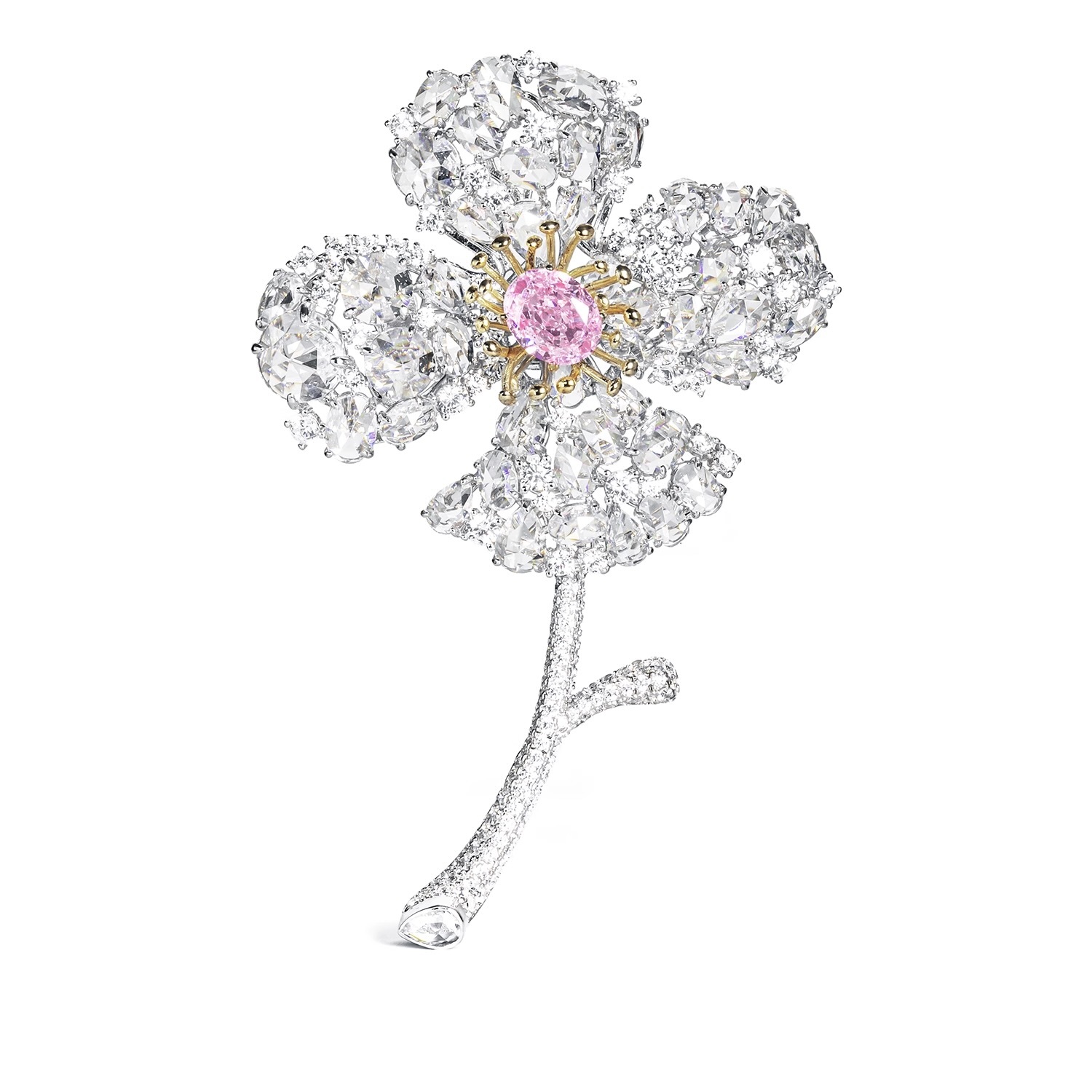 秋日戀歌黄色花朵胸針 925銀胸針