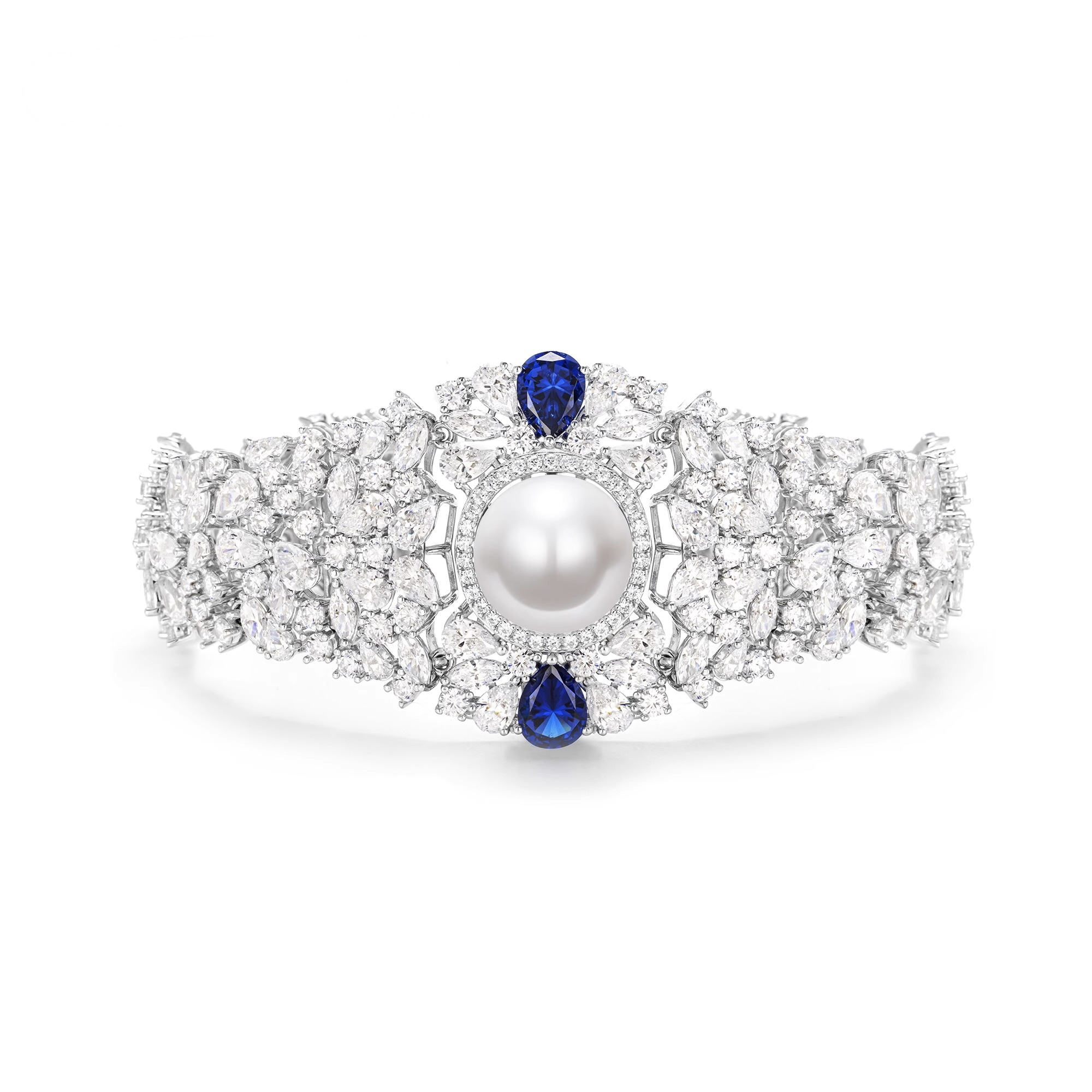 藍色鋯石手鏈  925銀手鏈