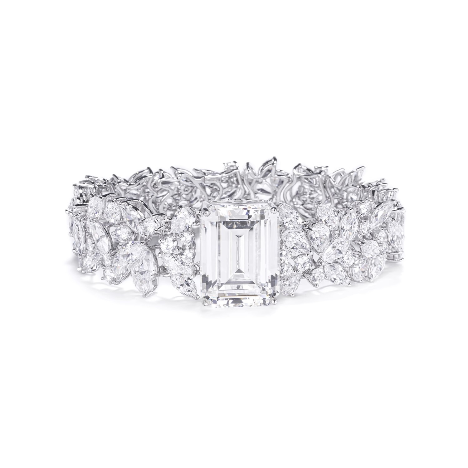 白色方糖手鐲 925銀手鐲