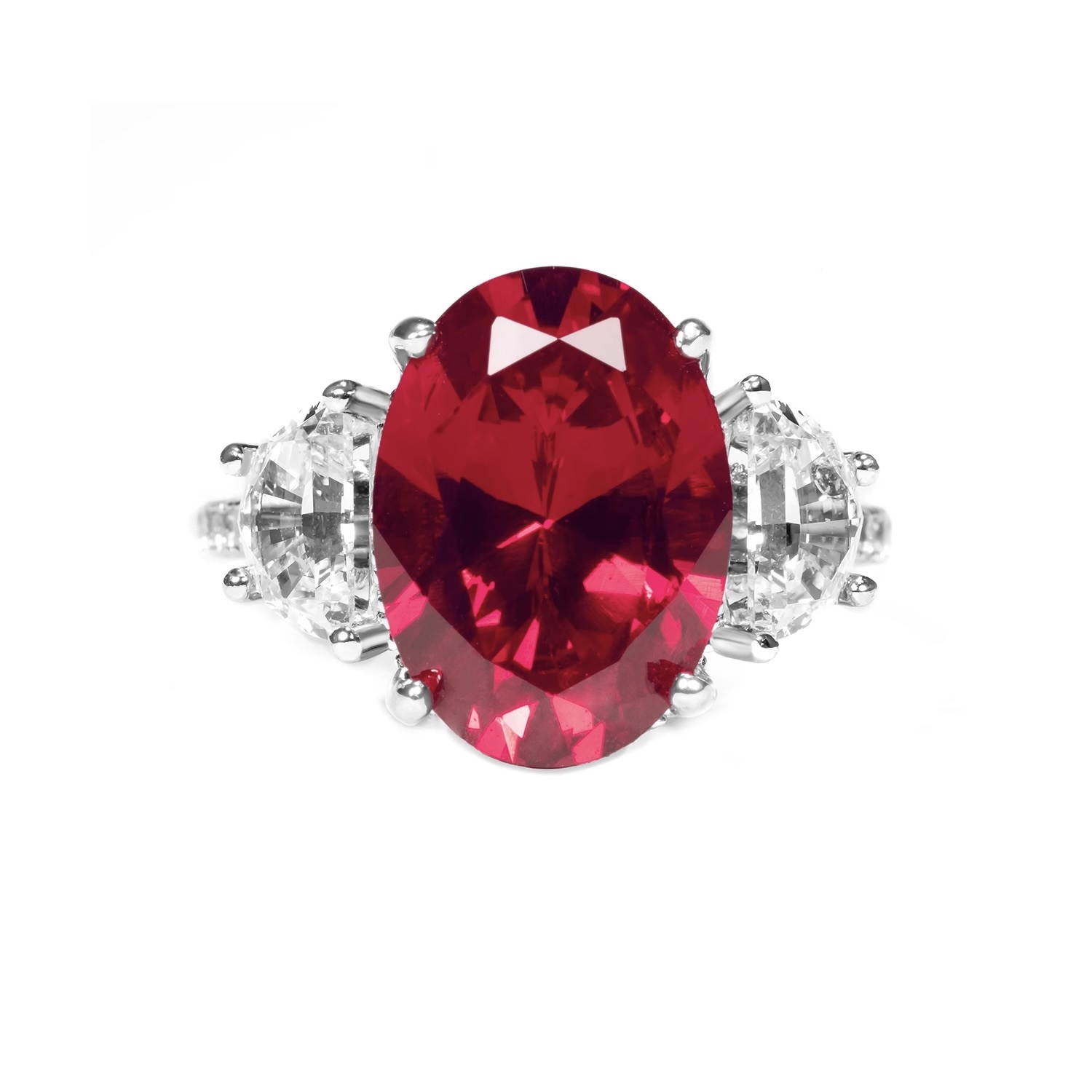 經典日常小紅戒指  925銀戒指