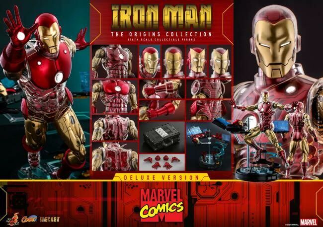 HOTTOYS CMS08 Marvel Comics Iron Man (The Origins Collection) Deluxe Version 豪華版