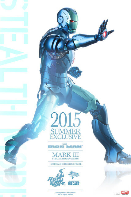 Hot Toys – MMS314D12 – 夏日限定【合金馬克3 匿蹤版】1/6 比例 Iron Man Mark III Stealth Mode Version