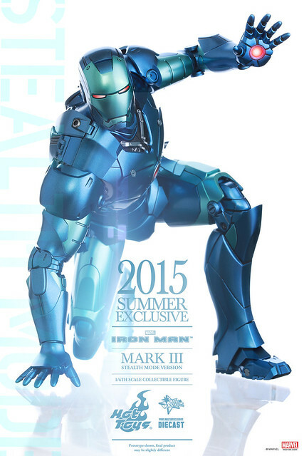 Hot Toys – MMS314D12 – 夏日限定【合金馬克3 匿蹤版】1/6 比例 Iron Man Mark III Stealth Mode Version