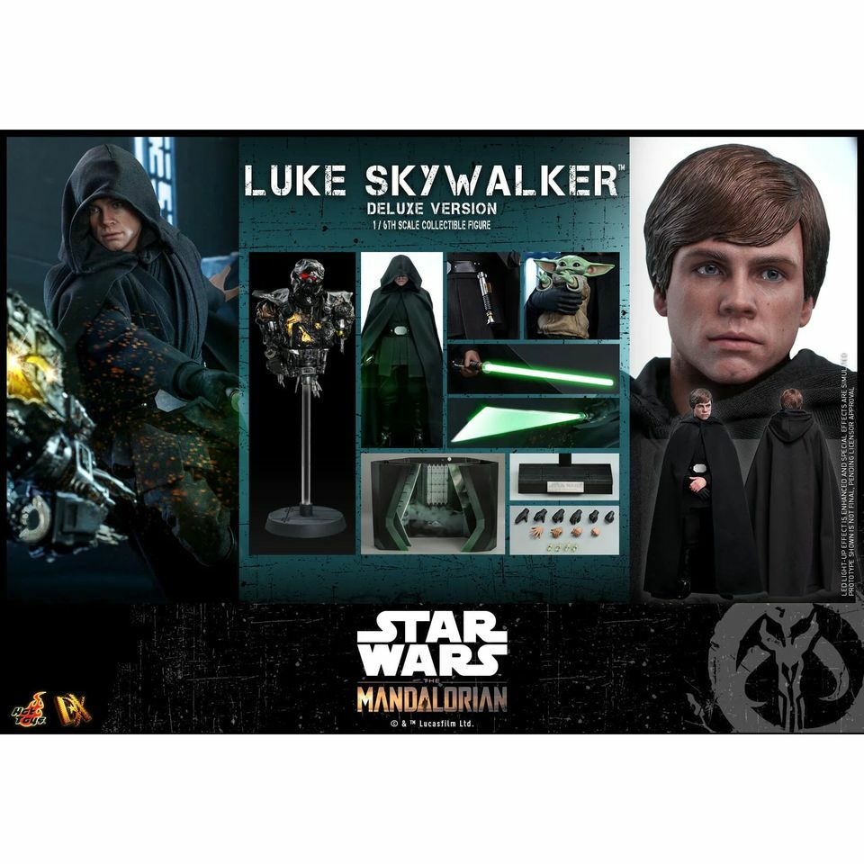 Hot Toys - DX23 <<The Mandalorian>> 1:6 Luke Skywalker (Deluxe Version) Collectible Figure