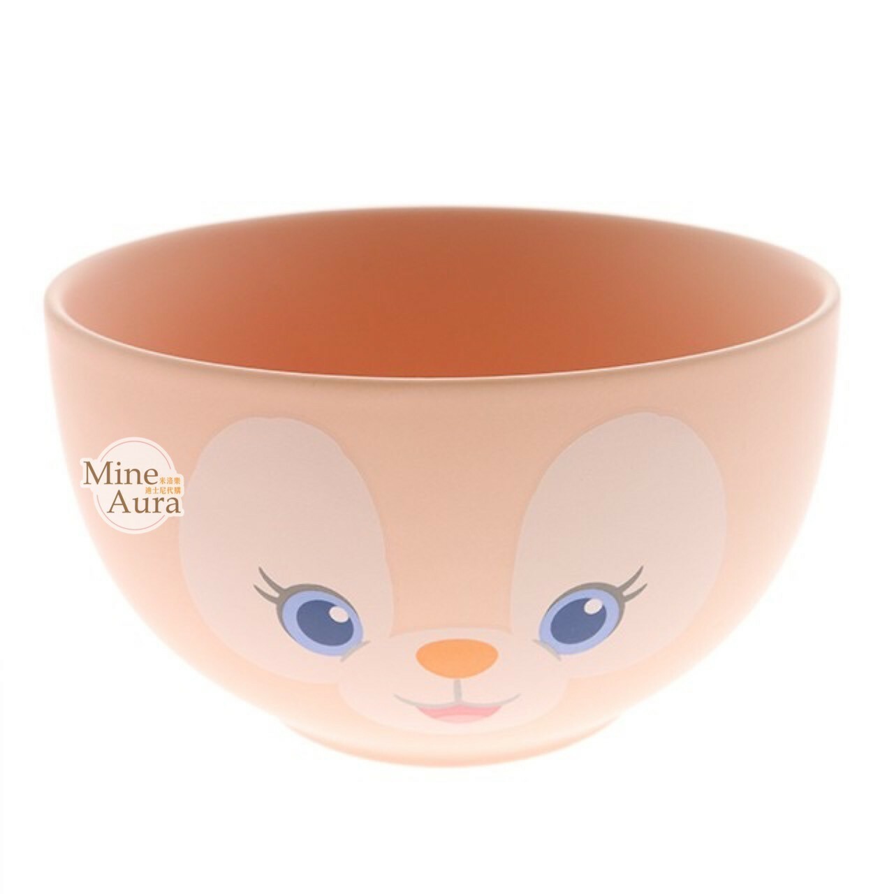 玲娜貝兒 Lina bell 大頭圖案 陶瓷 湯碗 飯碗 -香港迪士尼樂園