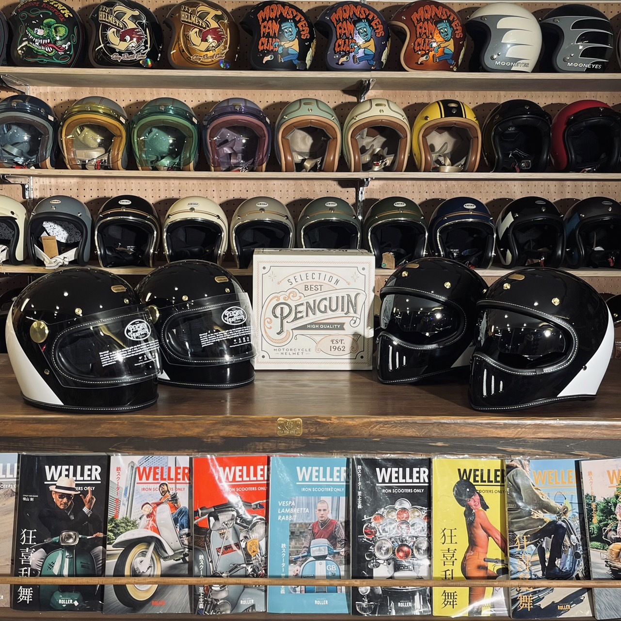 Penguin 大師山車 彩繪款 黑白