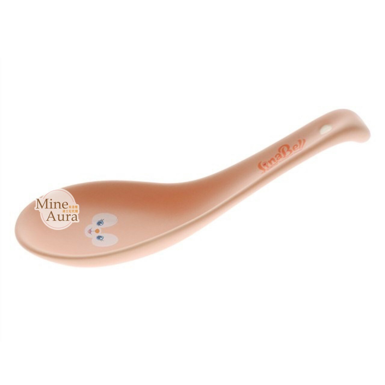 玲娜貝兒 Lina bell 大頭圖案 陶瓷 湯匙 餐具 -香港迪士尼樂園