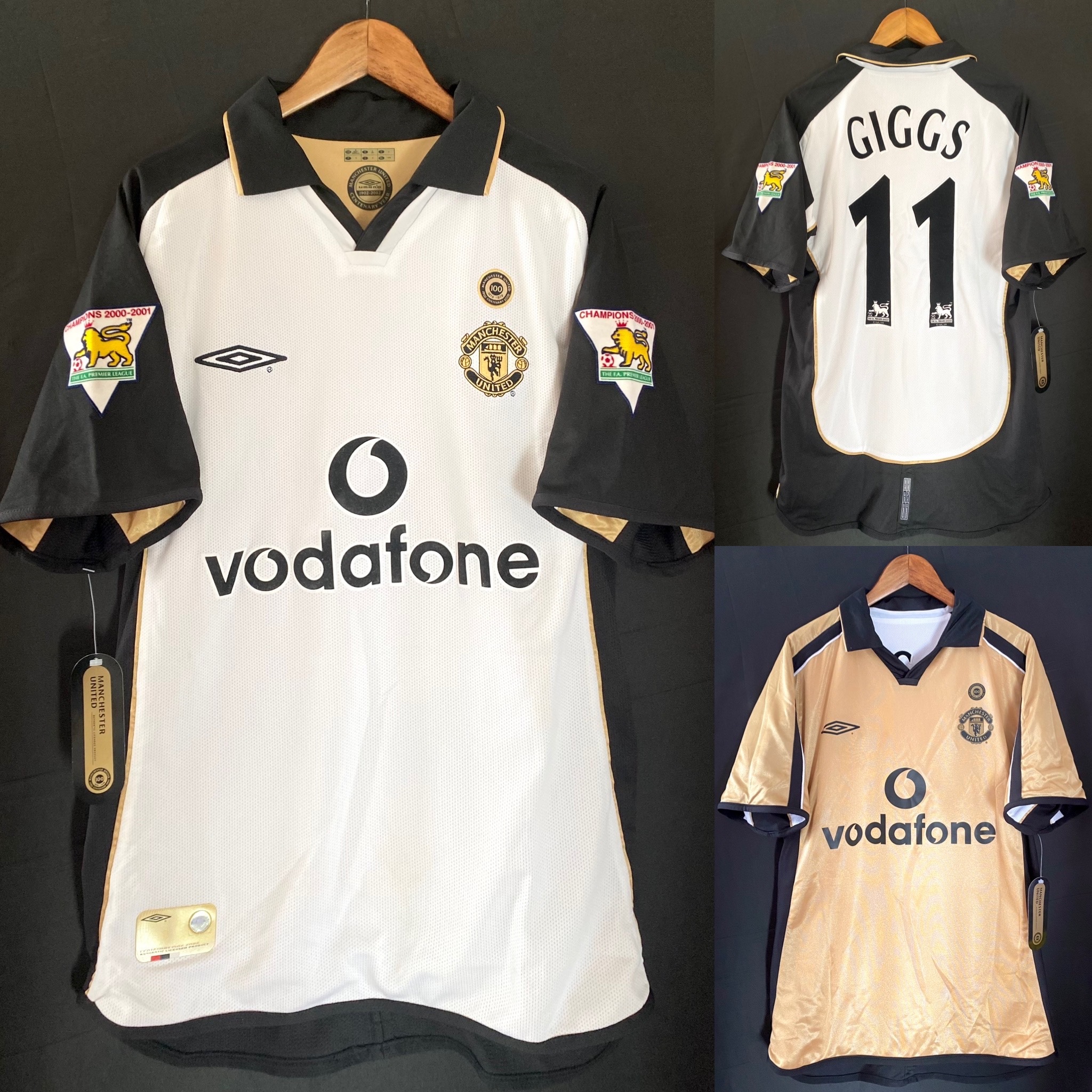 ウェア UMBRO manchester united second uniform USED】00'S UMBRO Manchester United 00-02 TRAINI