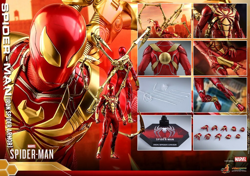 Hot Toys - VGM38 -《漫威蜘蛛人》蜘蛛人 (鋼鐵蜘蛛裝甲) Spider-Man (Iron Spider Armor) 1/6 比例人偶