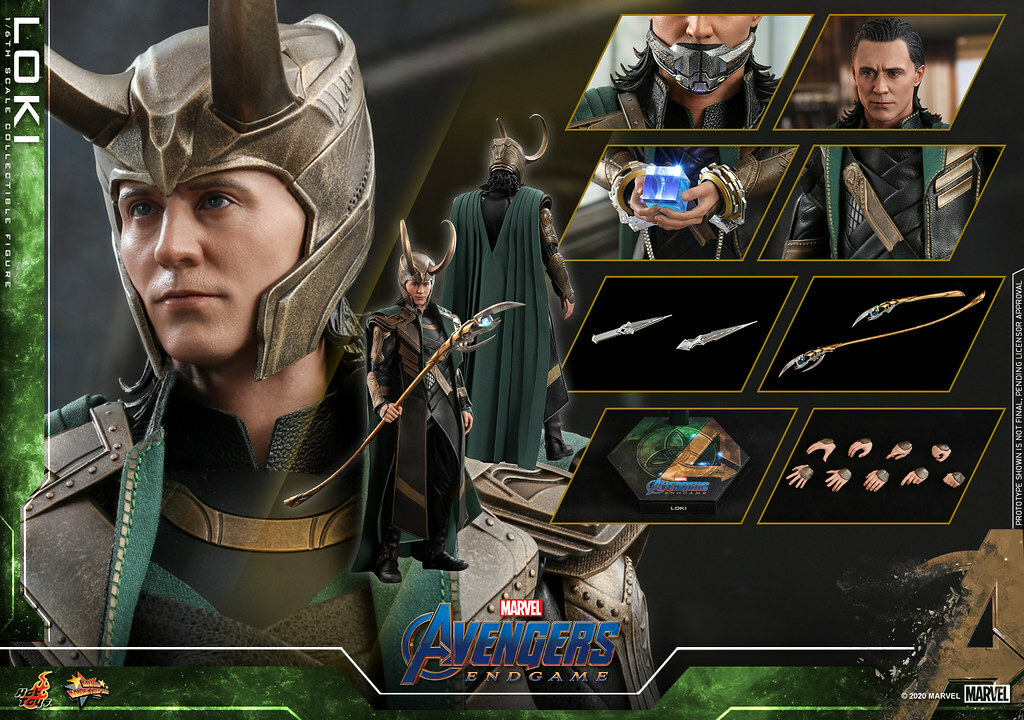 Hot Toys - MMS579 -《復仇者聯盟：終局之戰》洛基（Loki）1/6 比例人偶