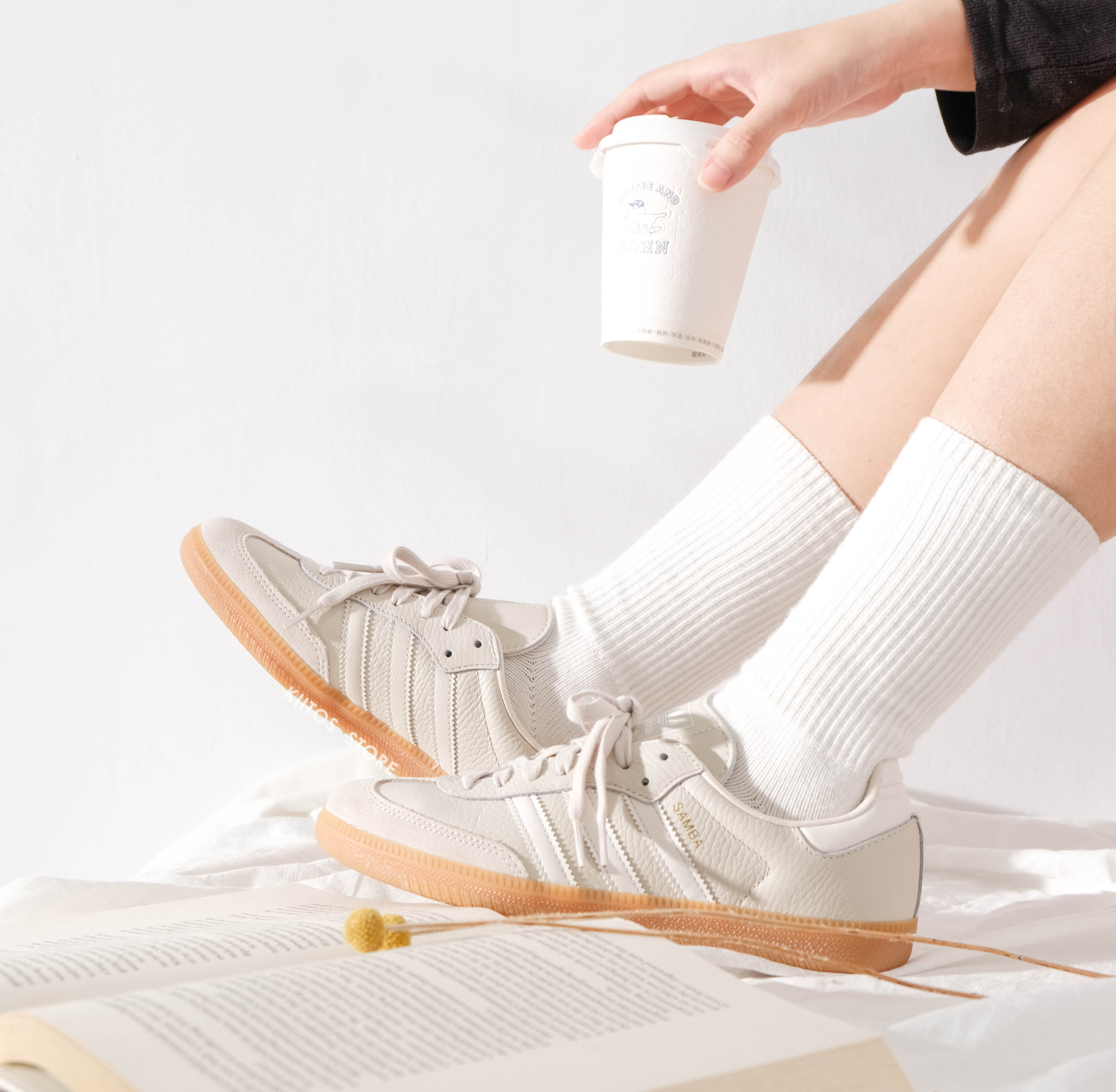 Adidas Original Samba OG Aluminum Gum 焦糖米灰 IE7013